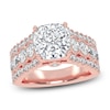 Thumbnail Image 1 of Cushion-Cut Created By Jared Studio Lab-Grown Diamond Engagement Ring 3-3/4 ct tw 14K Rose Gold