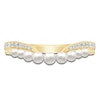 Thumbnail Image 3 of Pnina Tornai Cultured Pearl & Diamond Curved Anniversary Ring 1/6 ct tw 14K Yellow Gold