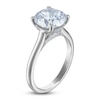 Thumbnail Image 2 of Round-Cut Lab-Created Diamond Solitaire Plus Engagement Ring 3 ct tw Platinum (VS2/F)