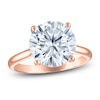 Thumbnail Image 1 of Round-Cut Lab-Grown Diamond Engagement Ring 5-1/6 ct tw 18K Rose Gold (VS2/F)