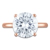 Thumbnail Image 3 of Round-Cut Lab-Grown Diamond Engagement Ring 5-1/6 ct tw 18K Rose Gold (VS2/F)