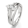 Thumbnail Image 4 of J'Lure Lab-Grown Diamond Leaf Step-Cut Engagement Ring 1-3/8 ct tw 18K White Gold