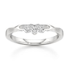 Thumbnail Image 1 of J'Lure Lab-Grown Diamond Scalloped Wedding Band 1/8 ct tw 18K White Gold