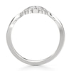 Thumbnail Image 2 of J'Lure Lab-Grown Diamond Scalloped Wedding Band 1/8 ct tw 18K White Gold