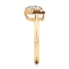 Thumbnail Image 3 of J'Lure Pentagon Brilliant-Cut Lab-Grown Diamond Half-Halo Engagement Ring 1 ct tw 18K Yellow Gold