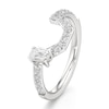 Thumbnail Image 4 of J'Lure Imperial-Emerald Step-Cut Lab-Grown Diamond Contour Wedding Band 5/8 ct tw 18K White Gold