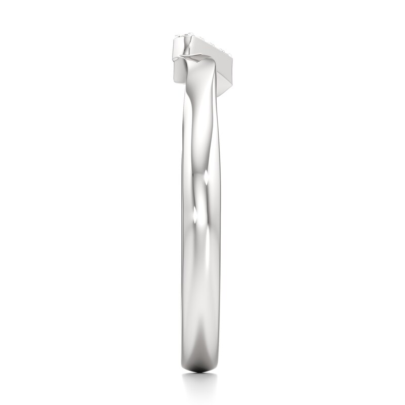 Main Image 3 of J'Lure Lab-Grown Diamond Wedding Band 1/15 ct tw 18K White Gold