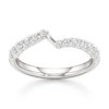 Thumbnail Image 1 of J'Lure Lab-Grown Diamond Contour Wedding Band 3/8 ct tw 18K White Gold