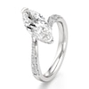 Thumbnail Image 4 of J'Lure Moval Old-Cut Lab-Grown Diamond Bypass Engagement Ring 2-1/2 ct tw 18K White Gold
