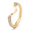 Thumbnail Image 4 of J'Lure Lab-Grown Diamond Contour Wedding Band 1/6 ct tw 18K Yellow Gold