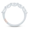 Thumbnail Image 4 of Pnina Tornai Oval-Cut Lab-Grown Diamond Five-Stone Anniversary Ring 1-1/2 ct tw 14K White Gold