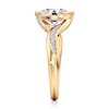 Thumbnail Image 3 of J'Lure Oval Step-Cut Lab-Grown Diamond Bypass Engagement Ring 2-1/5 ct tw 18K Yellow Gold