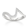 Thumbnail Image 1 of J'Lure Lab-Grown Diamond Contour Wedding Band 1/5 ct tw 18K White Gold