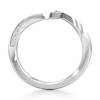 Thumbnail Image 2 of J'Lure Lab-Grown Diamond Contour Wedding Band 1/5 ct tw 18K White Gold