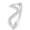 Thumbnail Image 4 of J'Lure Lab-Grown Diamond Contour Wedding Band 1/5 ct tw 18K White Gold