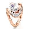 Thumbnail Image 4 of J'Lure Oval Step-Cut Lab-Grown Diamond Engagement Ring 2 ct tw 18K Rose Gold