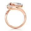 Thumbnail Image 2 of J'Lure Oval Portrait-Cut Lab-Grown Diamond Engagement Ring 3 ct tw 18K Rose Gold