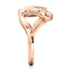 Thumbnail Image 3 of J'Lure Oval Portrait-Cut Lab-Grown Diamond Engagement Ring 3 ct tw 18K Rose Gold