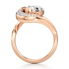 Thumbnail Image 2 of J'Lure Oval Step-Cut Lab-Grown Diamond Engagement Ring 3 ct tw 18K Rose Gold