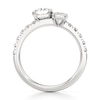 Thumbnail Image 2 of J'Lure Radiant Brilliant-Cut Two-Stone Lab-Grown Diamond Engagement Ring 1-7/8 ct tw 18K White Gold