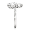 Thumbnail Image 3 of J'Lure Hexagon Step-Cut Two-Stone Lab-Grown Diamond Engagement Ring 3-3/8 ct tw 18K White Gold