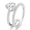 Thumbnail Image 4 of J'Lure Trillion Curved Brilliant-Cut Lab-Grown Diamond Spiral Engagement Ring 1-3/8 ct tw 18K White Gold