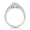 Thumbnail Image 2 of J'Lure Hexagon Brilliant-Cut Lab-Grown Diamond Engagement Ring 2-3/8 ct tw 18K White Gold