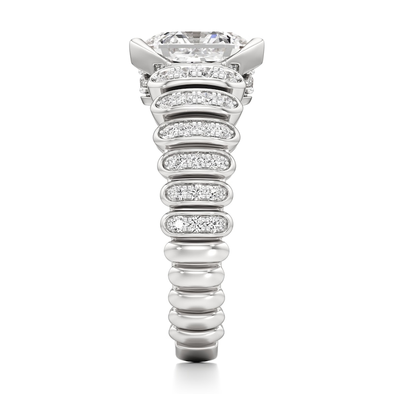 Main Image 3 of J'Lure Hexagon Brilliant-Cut Lab-Grown Diamond Engagement Ring 2-3/8 ct tw 18K White Gold