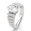 Thumbnail Image 4 of J'Lure Hexagon Brilliant-Cut Lab-Grown Diamond Engagement Ring 2-3/8 ct tw 18K White Gold