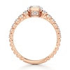 Thumbnail Image 2 of J'Lure Octagon Step-Cut Lab-Grown Diamond Engagement Ring 1-1/4 ct tw 18K Rose Gold
