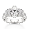Thumbnail Image 1 of J'Lure Oval Step-Cut Lab-Grown Diamond Engagement Ring 2-3/8 ct tw 18K White Gold