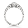 Thumbnail Image 2 of J'Lure Oval Step-Cut Lab-Grown Diamond Engagement Ring 2-3/8 ct tw 18K White Gold