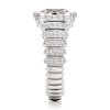 Thumbnail Image 3 of J'Lure Oval Step-Cut Lab-Grown Diamond Engagement Ring 2-3/8 ct tw 18K White Gold