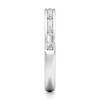 Thumbnail Image 3 of J'Lure Baguette & Round-Cut Lab-Created Diamond Wedding Band 3/8 ct tw 18K White Gold