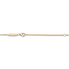 Thumbnail Image 3 of Unspoken Round-Cut Diamond Halo Necklace 1/4 ct tw 14K Yellow Gold 18"