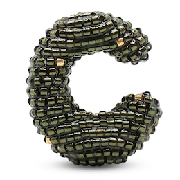 Susana Vega Ora Earcuff with Olive Glass Beads