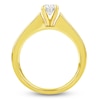 Thumbnail Image 2 of Storied Diamond Desert Sands of Eternity Oval-Cut Engagement Ring 7/8 ct tw 18K Yellow Gold