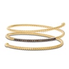 Thumbnail Image 1 of Le Vian Chocolate Diamond Flex Bangle Bracelet 1/2 ct tw 14K Honey Gold