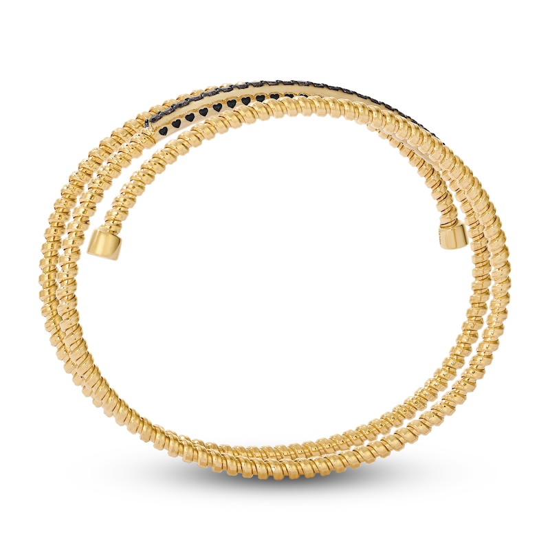 Main Image 2 of Le Vian Chocolate Diamond Flex Bangle Bracelet 1/2 ct tw 14K Honey Gold