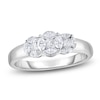 Thumbnail Image 1 of Brilliant Moments Princess & Marquise-Cut Multi-Diamond Engagement Ring 1/2 ct tw 14K White Gold