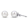 Thumbnail Image 1 of Cultured Pearl Stud Earrings 14K White Gold 6-6.5mm
