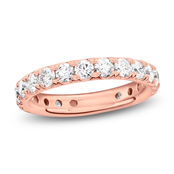 Lab-Grown Diamond Eternity Band 1-3/4 to 2-1/3 ct tw 14K Rose Gold