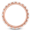 Thumbnail Image 2 of Lab-Grown Diamond Eternity Band 1-3/4 to 2-1/3 ct tw 14K Rose Gold