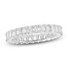 Thumbnail Image 1 of Emerald-Cut Lab-Grown Diamond Eternity Band 2 to 2-3/8 ct tw 14K White Gold