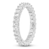 Thumbnail Image 2 of Emerald-Cut Lab-Grown Diamond Eternity Band 2 to 2-3/8 ct tw 14K White Gold