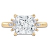 Thumbnail Image 3 of Princess-Cut Lab-Grown Diamond Engagement Ring 2-1/6 ct tw 14K Yellow Gold