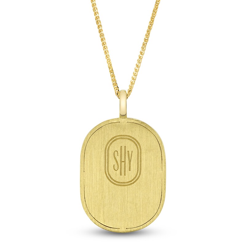 Main Image 3 of Shy ICON Zodiac Diamond Accent Gemini Necklace 14K Yellow Gold 18" B22001099-GEM