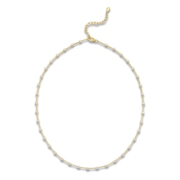 Jared Signature Lab-Grown Diamond Station Bar Link Station Necklace 2-1/2 ct tw 14K Yellow Gold 20"