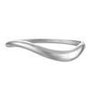 Thumbnail Image 1 of Jared Signature Medium Organic Shape Bangle Bracelet Semi-Solid Sterling Silver
