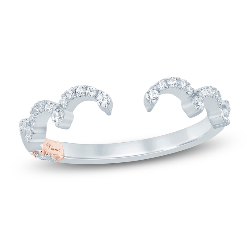 Main Image 1 of Pnina Tornai Certified Diamond Open Lace Wedding Band 1/5 ct tw 14K White Gold
